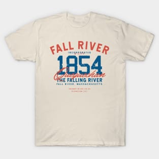 Fall River MA 1854 Quequechan T-Shirt